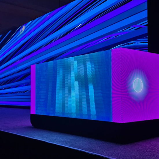 Custom LED on Podium
